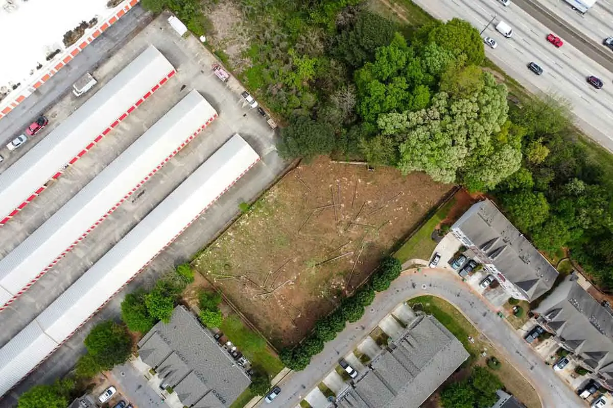 Detention pond cleaning services in Atlanta by Eastlake Tree Service